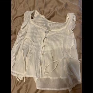 Aritzia Wilfred white blouse